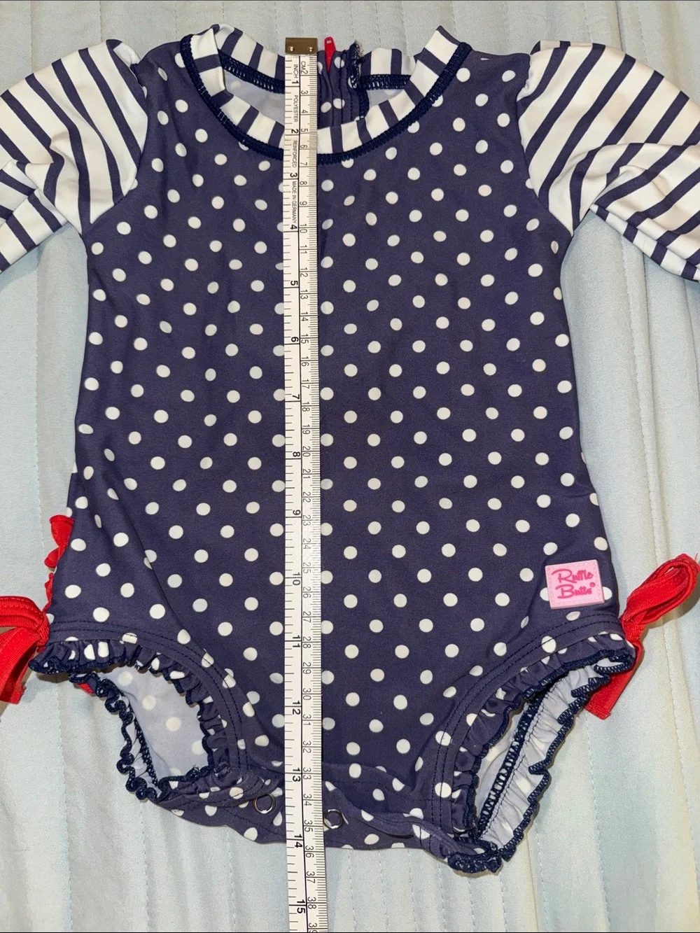 Red, White and Blue Ruffle Butts Swim Suit